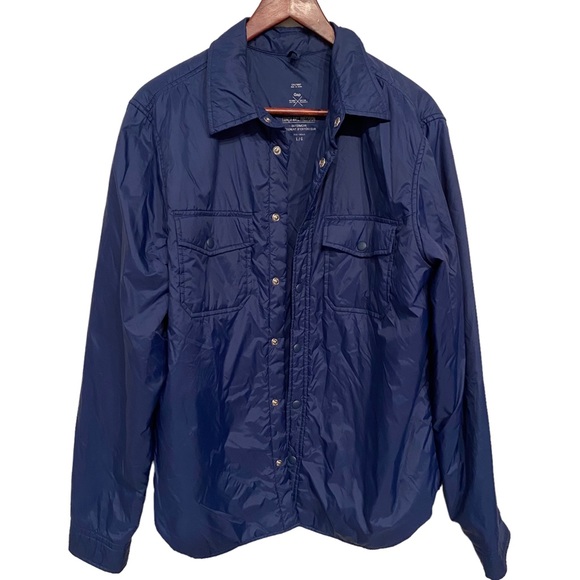 Gap Outdoor Edition Thermore Nylon Insulated Shirt Jacket Blue Size Large - Picture 1 of 8